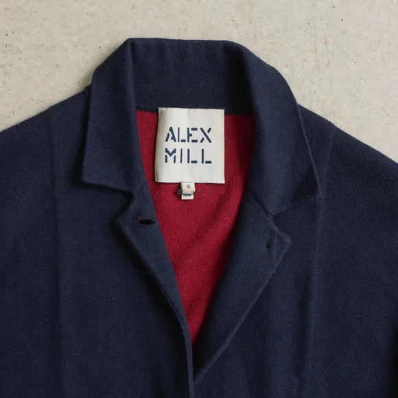Alex Mill Double Face Sweater Jacket - Picture 3 of 8
